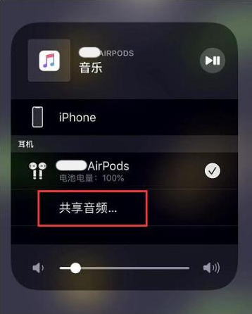 临桂苹果14音频维修点分享iPhone14音频共享设置方法 